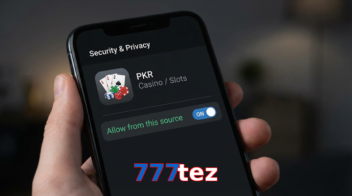 Game list for 777Tez apk section